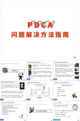 PDCA精解与问题解决方法指南PPT培训课件