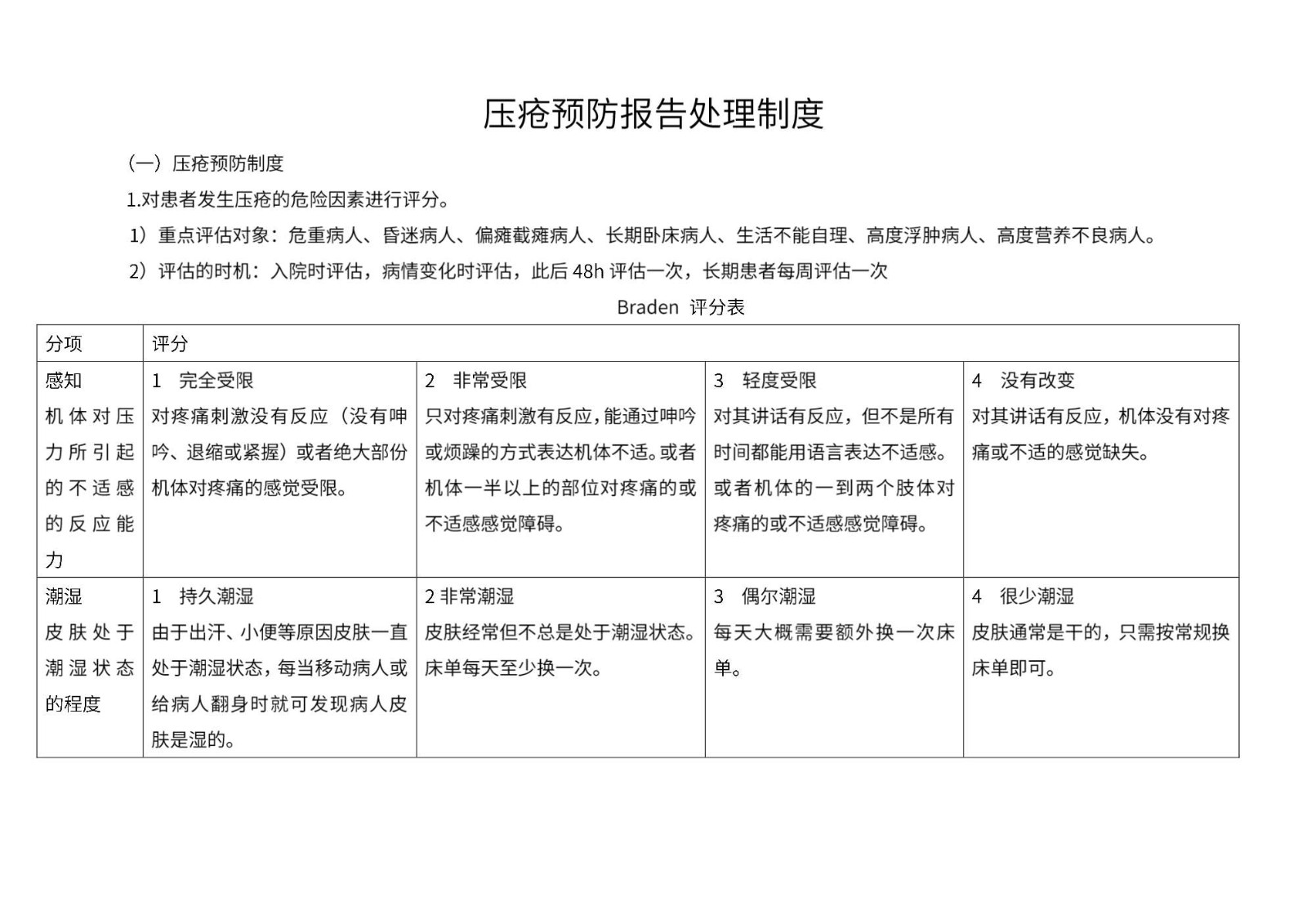 braden评分表图片